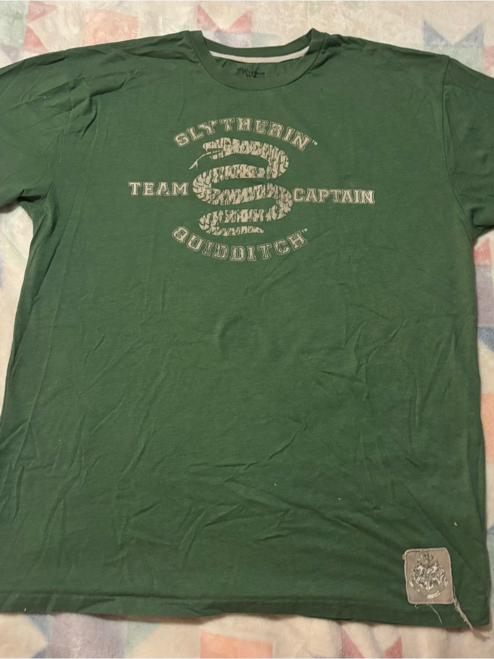 Green Slytherin Quidditch Graphic Tee